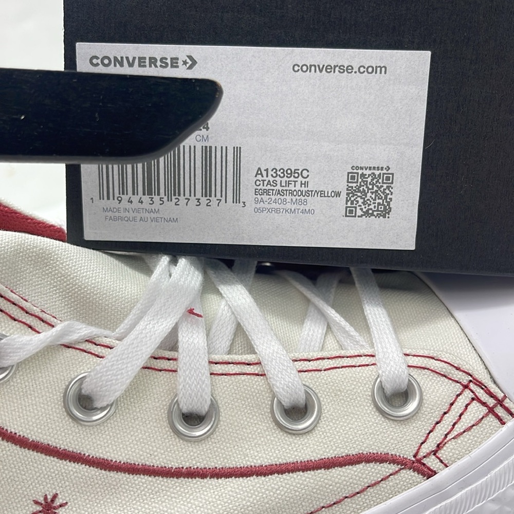 Converse Women's High-Top Platforms A13395C CTAS LIFT HI
EGRET/ASTRODUST/YELLOW - Picture 16 of 16